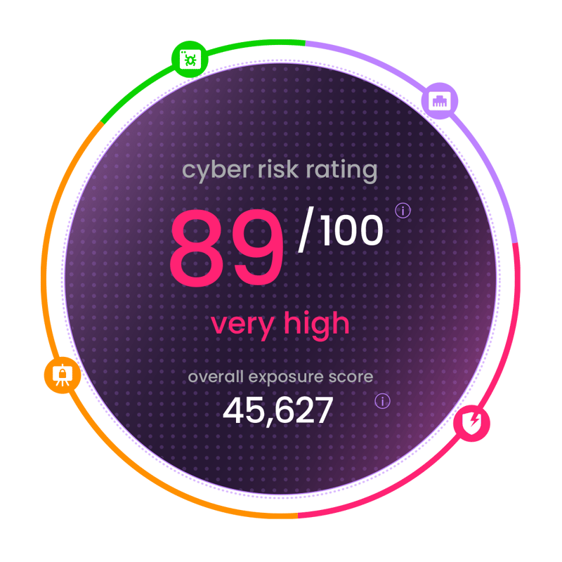 Cyber Risk Rating People Risk - very high